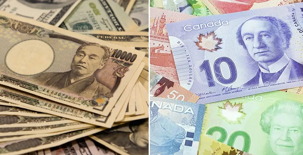 CADJPY_Japanese Yen and Canadian Dollar Banknotes