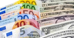 Euro vs Us Dollar Currency