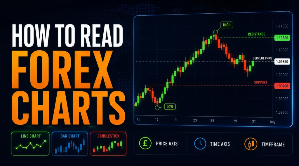 How to Read Forex Charts Featured Image