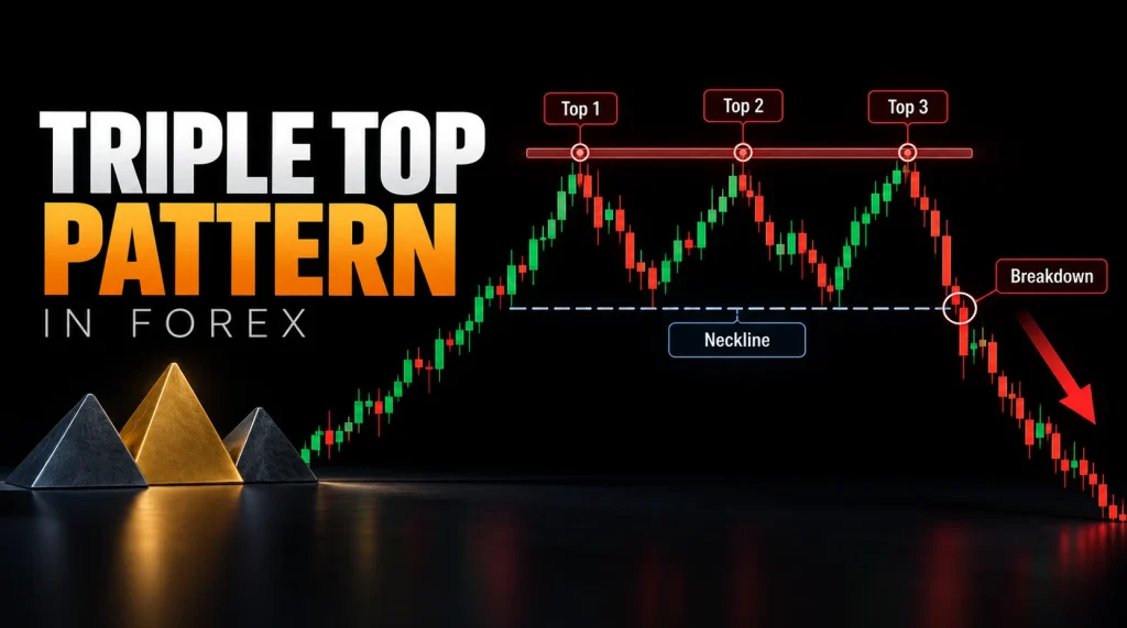 Triple Top Pattern in Forex Featured Image