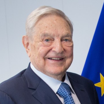 George Soros portrait